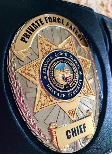 Private Force Patrol officer portrait